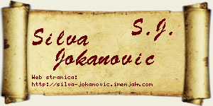 Silva Jokanović vizit kartica